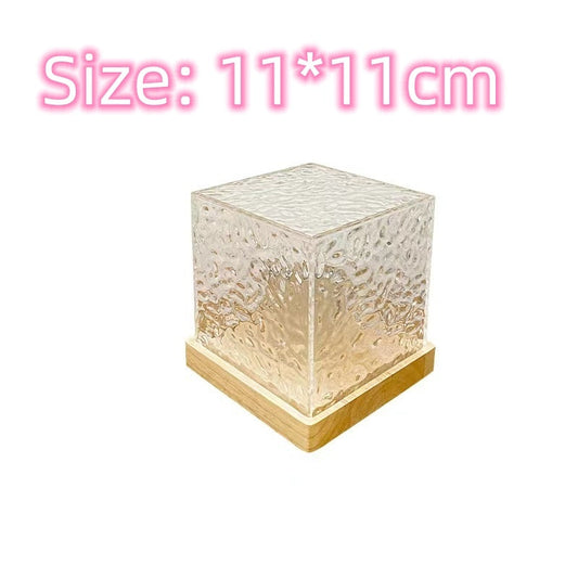 Water Ripple Lamp – USB Rotating RGB Night Light