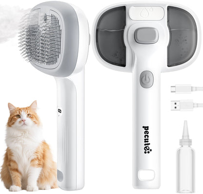PurrMist 3-in-1 Self-Cleaning Pet Brush