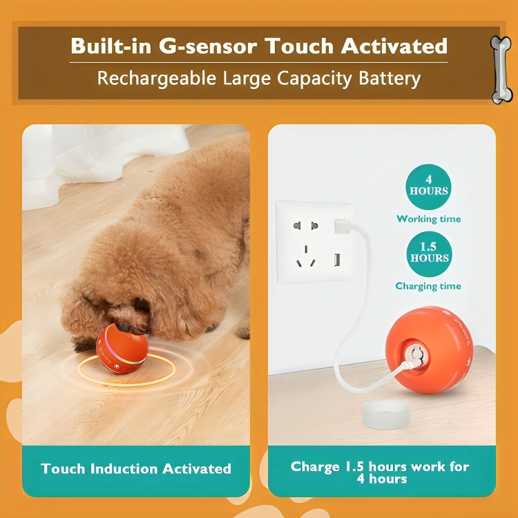 ZoomieBall™ Auto Bounce & Roll Toy