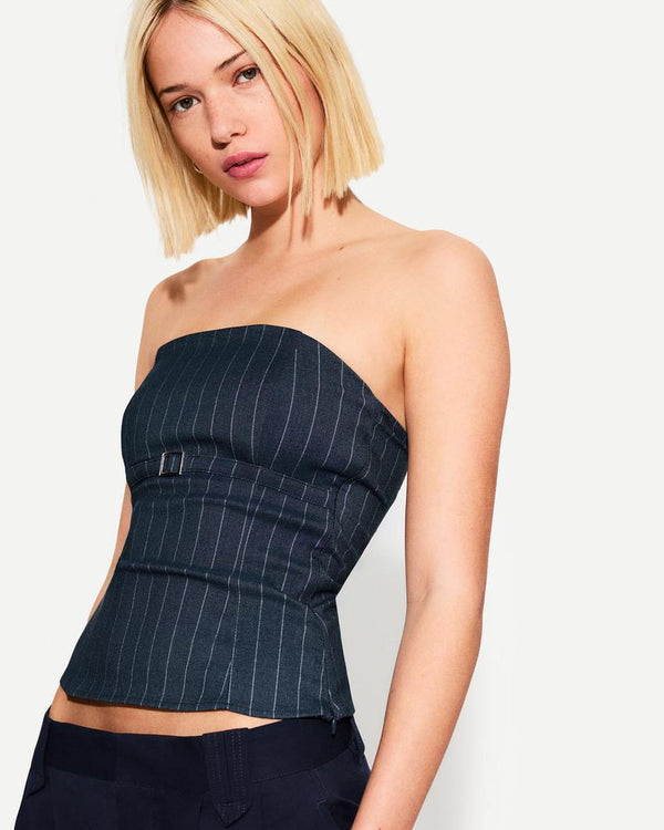 Adina Striped Tube Top
