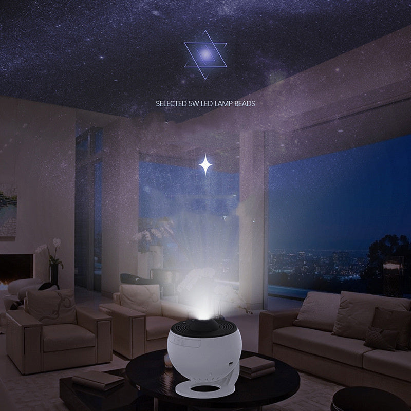 Galaxy Night Light Projector - 360° Rotating Star Lamp