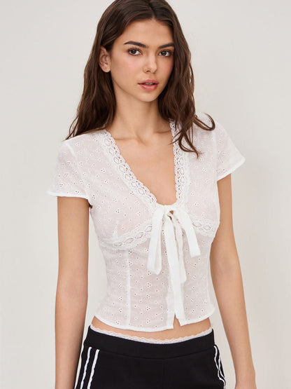 Camilla Bow-tie Blouse