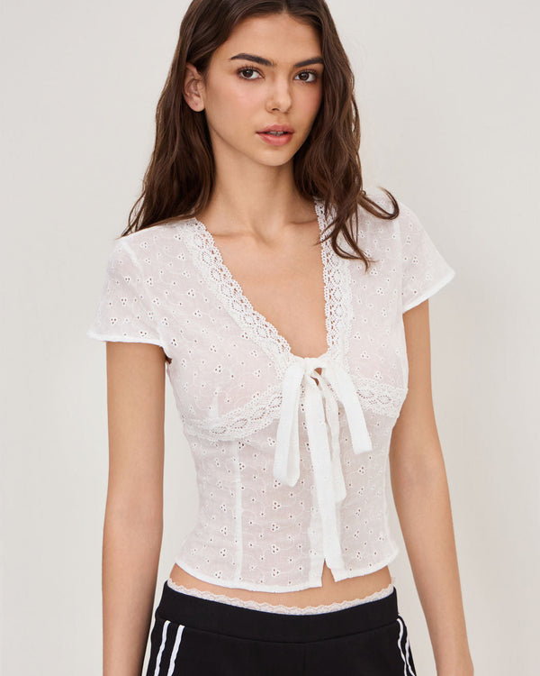 Camilla Bow-tie Blouse