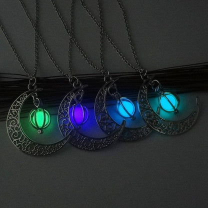 Glowing Moon Necklace