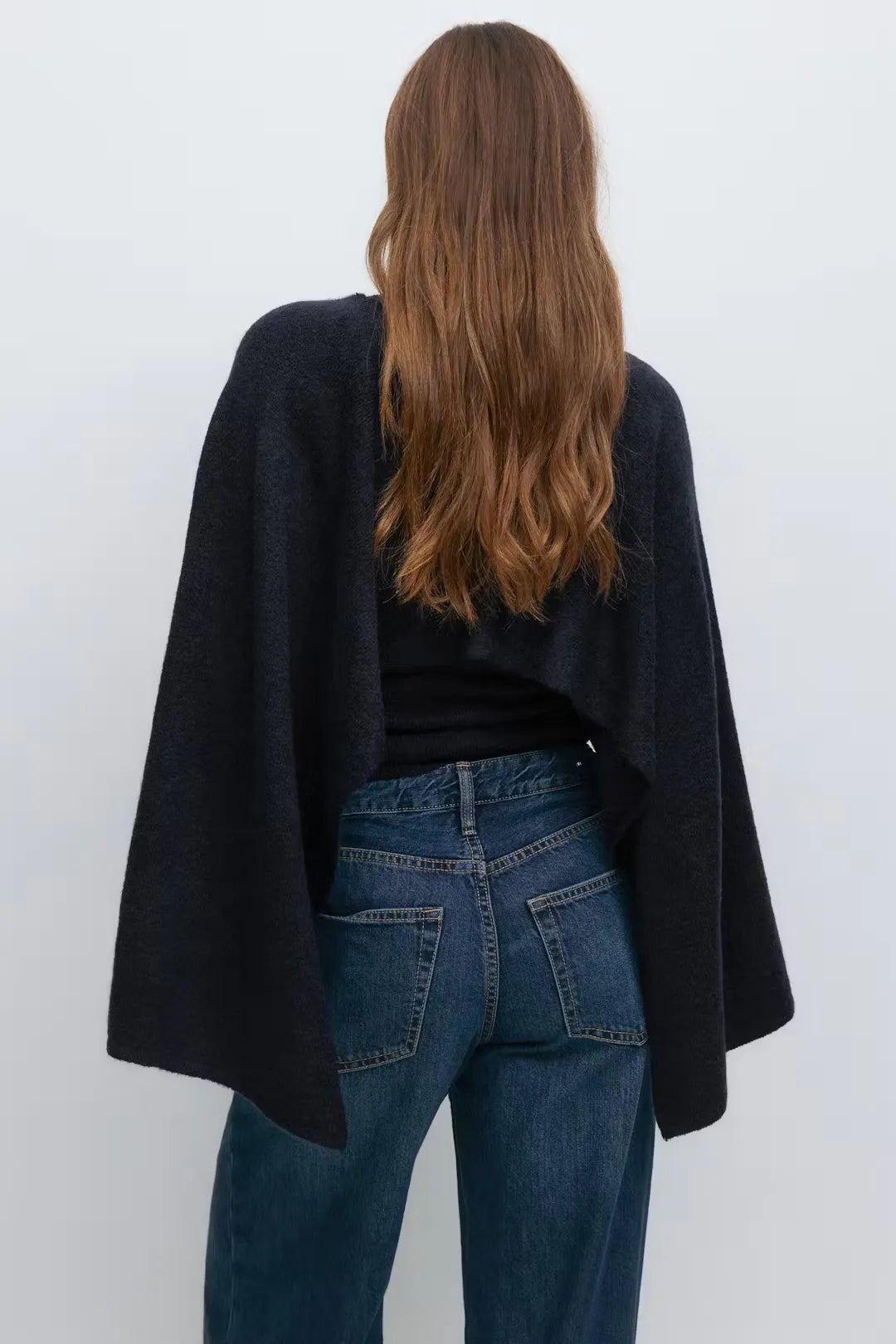 Aimee Knitted Cape Top
