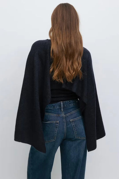 Aimee Knitted Cape Top