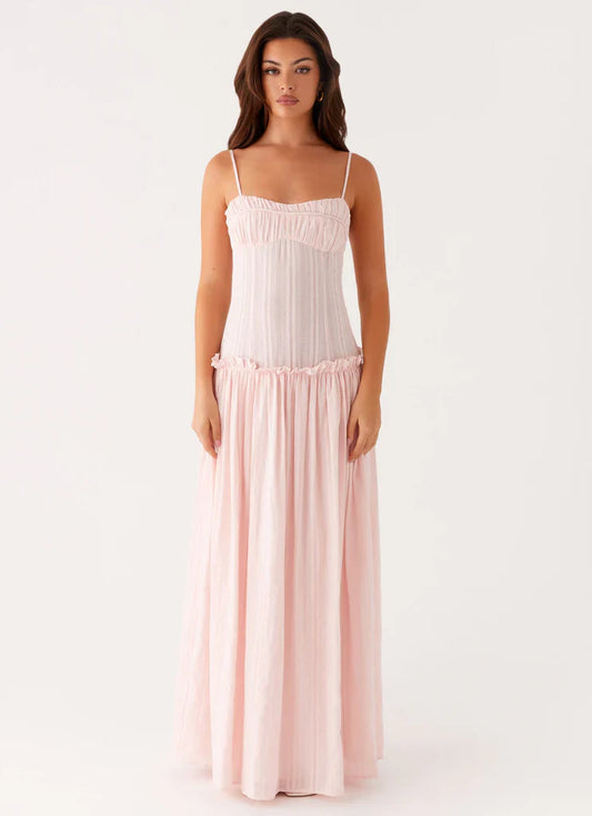Anastasia Drop Waist Maxi Dress