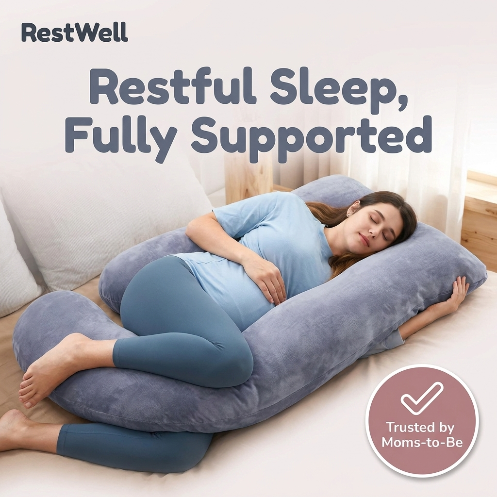 RestWell Maternity Support Pillow
