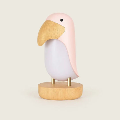 Kane Tranquil Wooden Bird Lamp With Speaker