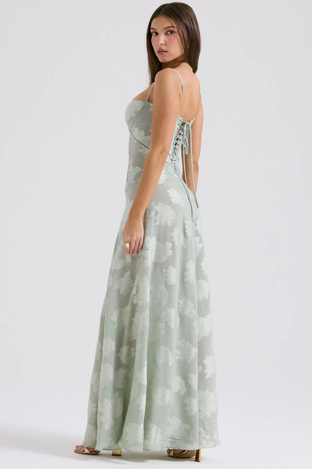 Black Floral dress - LOUVELLI